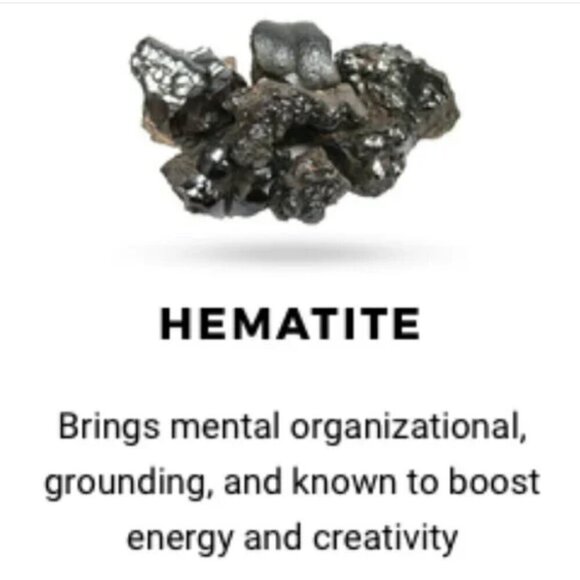 Calm and in Control! Thick + Chunky + Heavy! Spunky Hematite Bracelet + Earrings - Picture 4 of 9